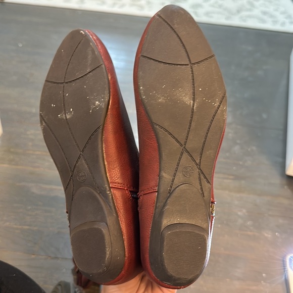 Red mid calf boots - Picture 3 of 3